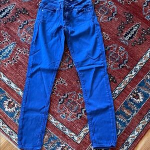 PAIGE womens blue Slim Jeans